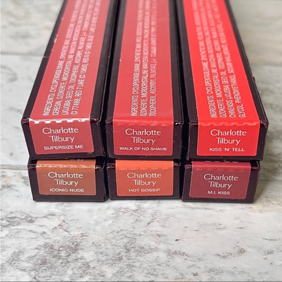 Charlotte Tilbury Makeup New Charlotte Tilbury Bundle Set Of 6 Lip